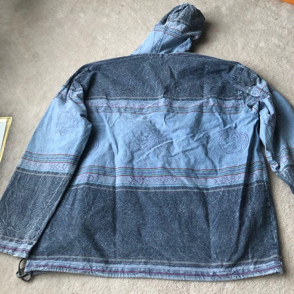 ARK IMPORTS - 100% cotton anorak pullover sweater - Picture 2 of 11